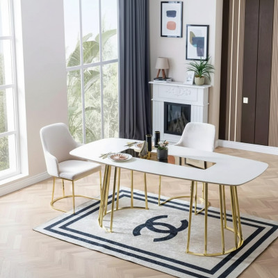 Esstisch Luxus Küchentisch aus Holz Esstisch neu Stil Modernweiß