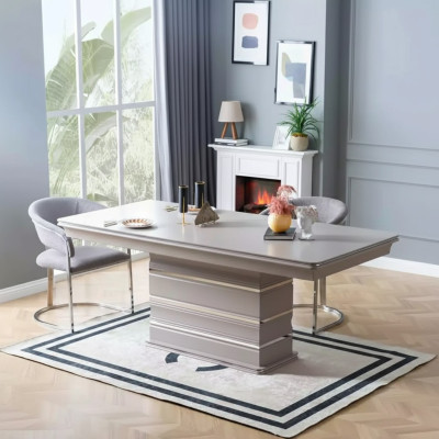Set Gruppe Tisch 6x Stühle Esszimmer Holztisch Esszimmer Design neu