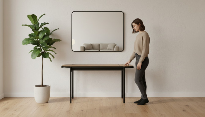 Couchtisch Möbel Tisch Luxus neu braun Modern Wohnzimmer Design Holz
