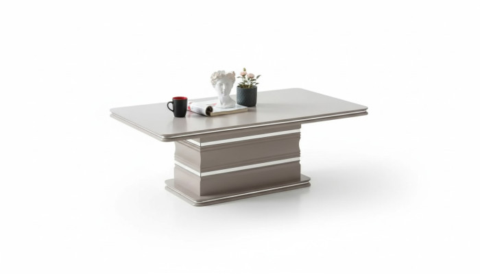 Couchtisch neu Wohnzimmertisch Beistelltisch Sofatisch beige Holz