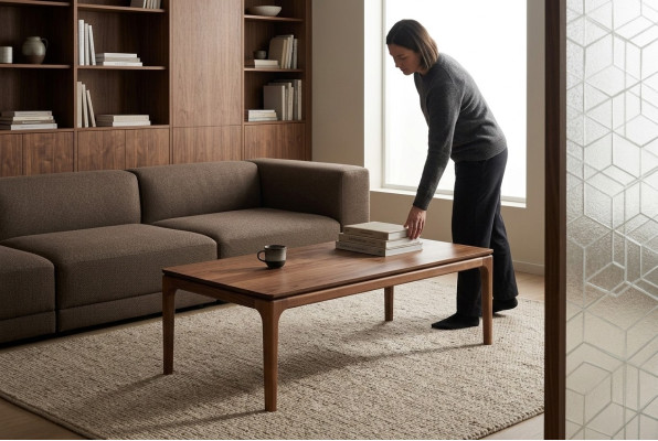 Couchtisch Wohnzimmer Möbel Tisch Luxus Material Holz Modern Design