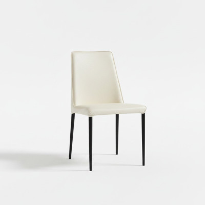 Weißer Esszimmerstuhl Designer Holzstühle Stilvolle Moderne Textilstühle