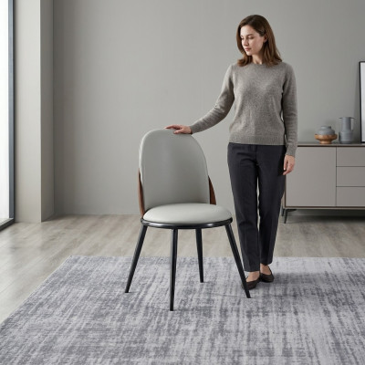 Esszimmer Möbel Designer Weißer Einsitzer Ohne Armlehnen Luxus Holzstuhl