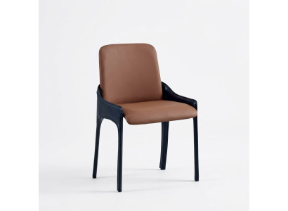 Brauner Esszimmer Stuhl Stilvoller Einsitzer Luxus Polsterstühle Stühle