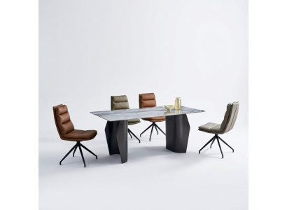 Esszimmer Set Esstisch 6x Stühle Polsterstühle Designer Luxus Möbel