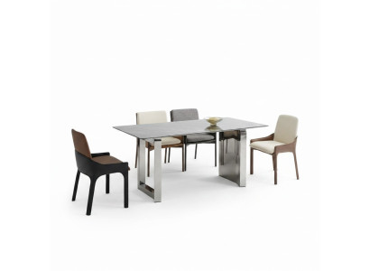 Esszimmer Designer Set 6x Stühle Esszimmergarnitur Essgruppe 7tlg Set