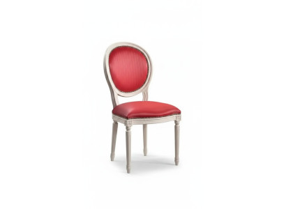 Esszimmerstuhl Rosa Polsterstuhl Klassischer Textil Sitzmöbel Lehnstuhl