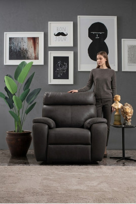 Design Sitzer Luxus Wohnzimmer Sessel Relax Modern Design Polstermöbel
