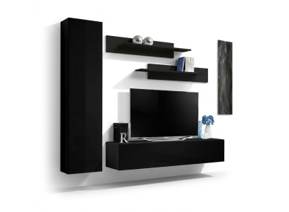 Wohnwand Komplett Designer Moderne Wohnzimmermöbel Wandschrank Neu