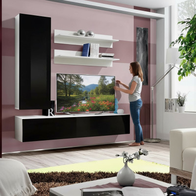 Modern Wohnwand Luxus Einrichtung Wohnzimmer Design TV-Ständer Wandschrank