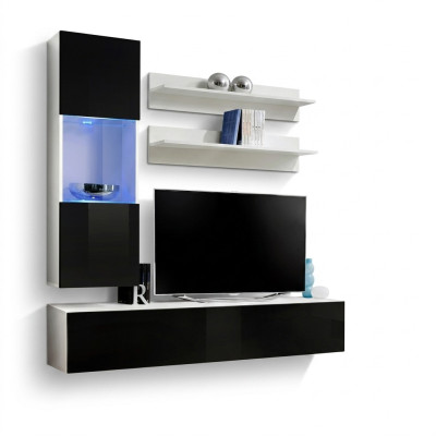 Luxus Holzmöbel Wohnwand Designer Einrichtung Komplett Set 4 tlg Wohnzimmer