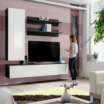 Luxus tv -Ständer Wohnzimmer rtv Lowboard Designer Wandregale Wohnwand Neu
