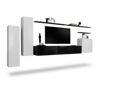 Wohnwand Wandschrank Schrank TV-Ständer Sideboard Regal Wohnzimmer Einrichtung