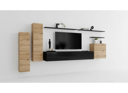 Luxus Wohnzimmermöbel Set Designer Wohnwand Wandregal Wand Schrank Möbel