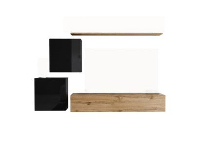 Modern Neu Wohnwand Sideboard Braun Designer Wohnzimmer Möbel Holz Wandschrank