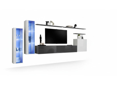 Wohnwand Designer Komplett Set Luxus Möbel Neu 3x Wandschrank Möbel Garnitur