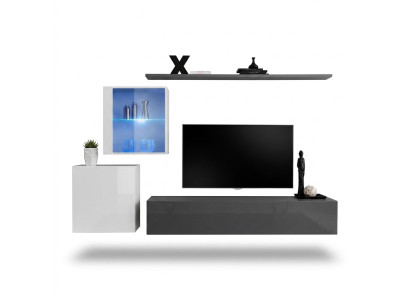 Wohnwand Holzmöbel Wandschrank Designer Wand Regal Komplett Möbel Designer