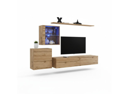 Wohnwand Moderne TV Ständer Wohnzimmer Möbel Design Wand Regale Komplett