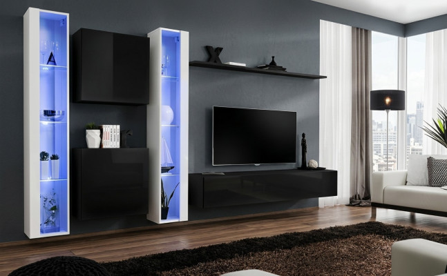 Wohnzimmermöbel Designer Luxus tv Ständer Designer Wand Regal Komplett