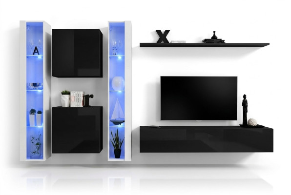 Wohnzimmermöbel Designer Luxus tv Ständer Designer Wand Regal Komplett