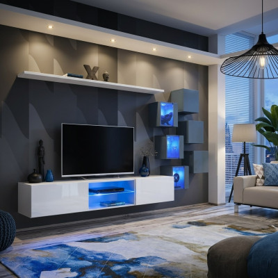 Luxus Möbel Holzmöbel Einrichtung TV-Ständer Regale Sideboard Wandschrank