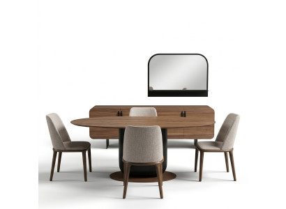 Esszimmer Komplett Set Esstisch Stühle Esszimmer Set Ess Gruppe Holz Tisch 5tlg