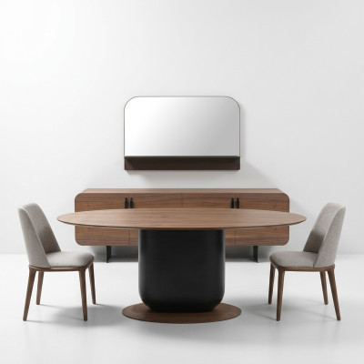 Esszimmer Set 6tlg Esstisch Stühle Ess Gruppe Sideboard Anrichte Möbel