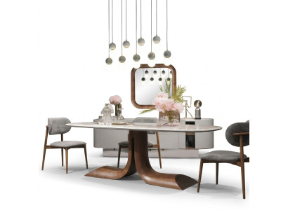 Esszimmer Esstisch 4x Stühle Luxus Komplett Set 4tlg Ess Gruppe Holz Tisch