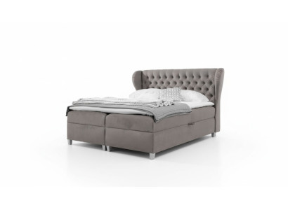 Chesterfield Boxspringbett Luxus Schlafzimmer Einrichtung Modern Polsterbett