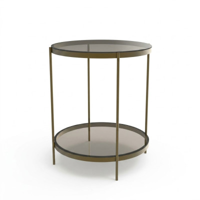 Beistelltisch Glass stilvolle neu luxuriöse modern Grau Couchtisch Neu