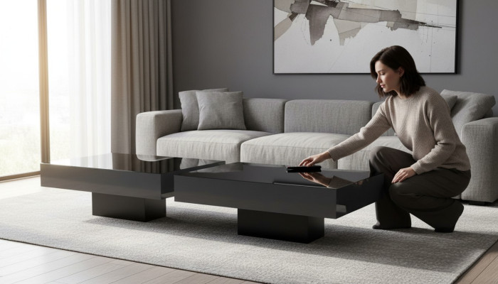 Couchtische Tisch Luxus Glas Tische Konsolen Design Möbel Set 2x neu