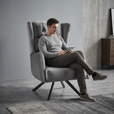 Sessel Polster Sitz Designer Textil 1 Sitzer Couchen Polster stil