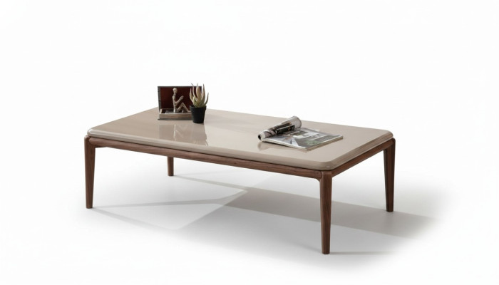 Brauner Holz Couchtisch Wohnzimmer Designer Möbel Luxus Stilvolle Tische