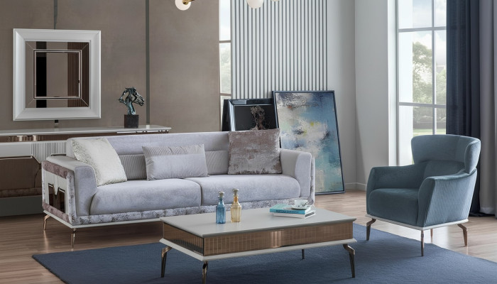 Wohnzimmer Set Garnitur Gruppe Einrichtung Sofa Couchen Couchtisch 3tlg