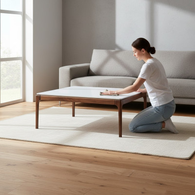 Couchtisch 110 x 76 Tisch Möbel Einrichtung Holztische Modern Möbel