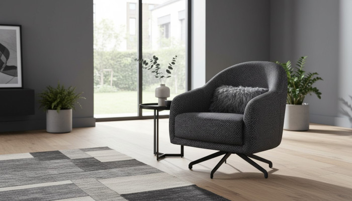 Design Sessel Wohnzimmer Luxus Möbel Schwarzer Stilvoll Lounge Club