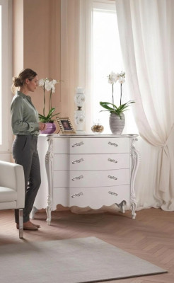 Kommoden weiß schlafzimmer design klassisch luxus holz kommode Sideboard