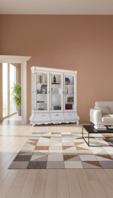 Holzvitrine Luxus Schränke Klassisches Sideboard Möbel Italienisch 185x50cm