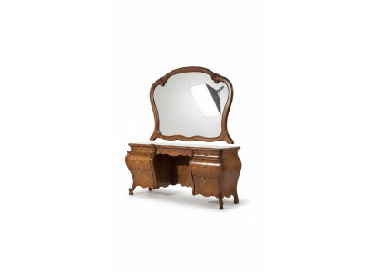 Schminktisch Set Spiegel Schlafzimmer Möbel Design 2tlg