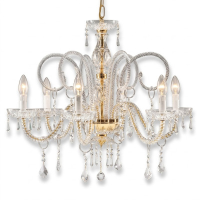 Luxuriöse Deckenleuchte Kronleuchter Kristall Lampe Lampe Leuchten
