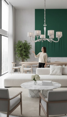 Luxuriöser klassischer Kronleuchter Deckenleuchte weiß Kronenleuchter Lampe