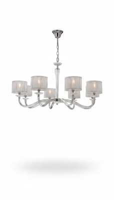 Luxuriöser klassischer Kronleuchter Deckenleuchte weiß Kronenleuchter Lampe