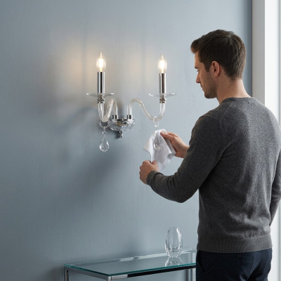 Klassische Wandbeleuchtung Antik Stil Hängeleuchter Wandlampe