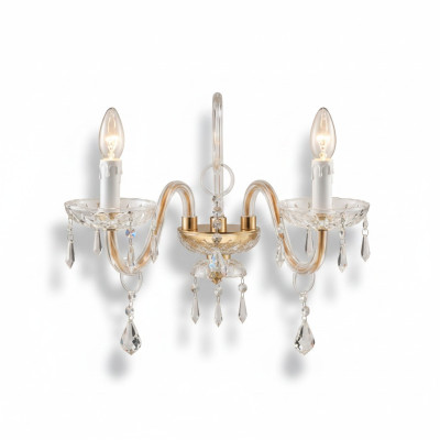 Klassische Wandleuchte Luxus Kronleuchter Kristall Lampe Lüster Stil