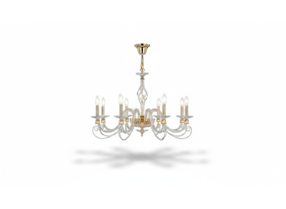 Kronleuchter Deckenleuchter 8x Lampen Luxus Deckenlampe Lampe Lüster Kristall