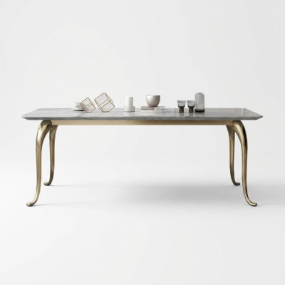 Moderner Luxus Esstisch Designer Rechteckiger Küchentisch Esszimmer Möbel Tisch