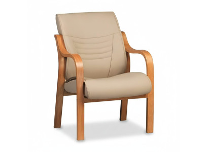 Stuhl Kunstleder Design Polsterstuhl Beige Stühle Esszimmerstuhl Bürostuhl