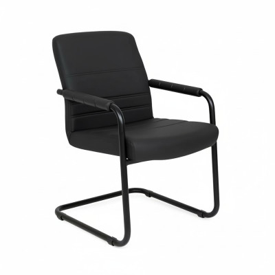Stuhl Polsterung Kunstleder Bürostühle Modern Computer Stühle Möbel Schwarz