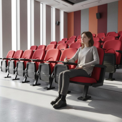 Roter Polstersessel Designer Einsitzer 1-Sitzer Moderner Luxus Kinostuhl Theater