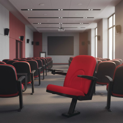 Roter Polstersessel Designer Einsitzer 1-Sitzer Moderner Luxus Kinostuhl Theater